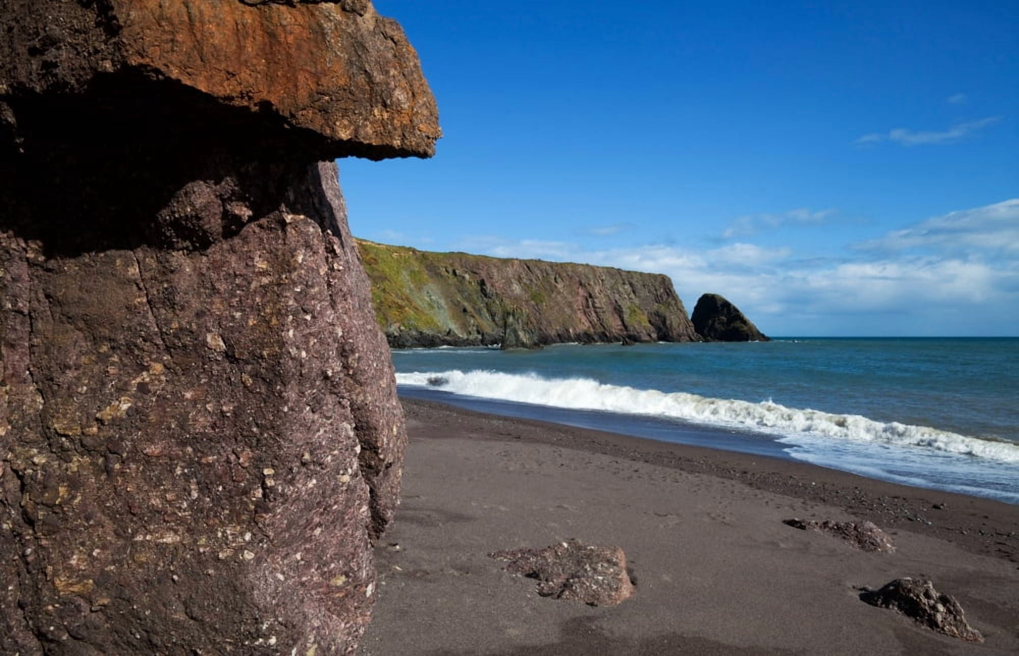 Ballydowane Beach Bunmahon County Waterford Ireland Canvas Art - Panoramic Images (24 x 18)