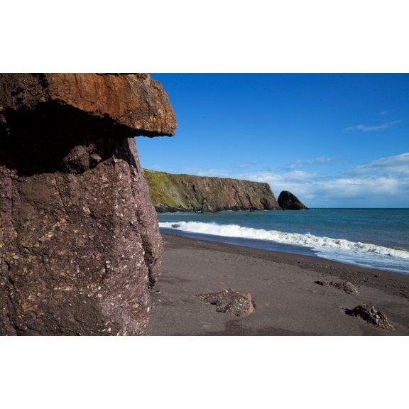 Ballydowane Beach Bunmahon County Waterford Ireland Canvas Art - Panoramic Images (36 x 24)