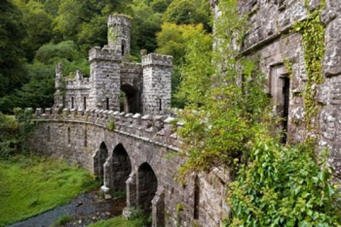 Ballysaggartmore Towers Lismore County Waterford Ireland Canvas Art - Panoramic Images (18 x 12)