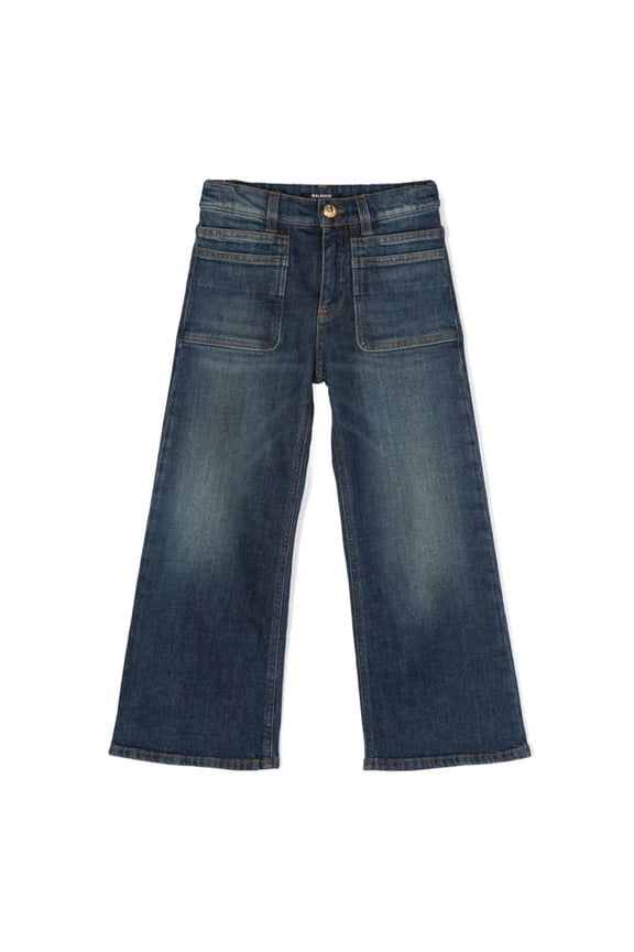 Boys Mid-Rise Straight-Leg Jeans, Brand Size 8Y