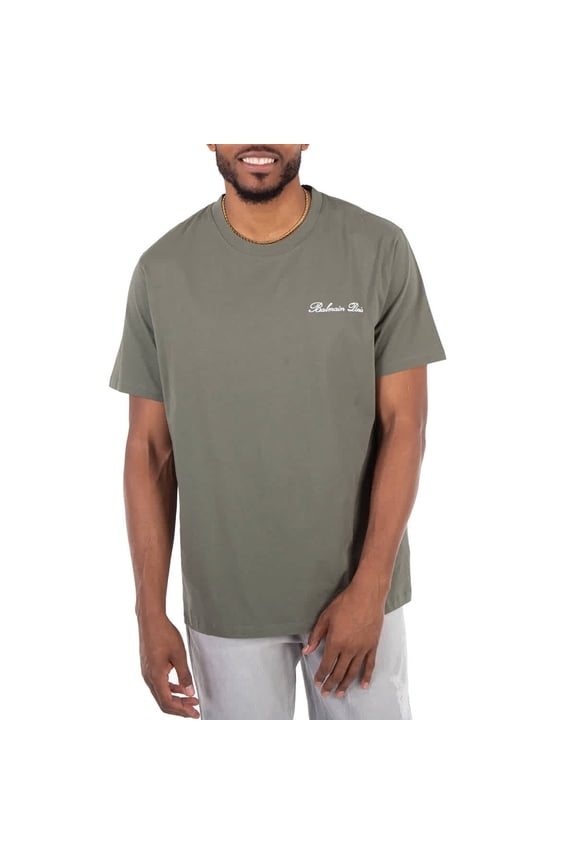 Embroidered Signature Logo T-shirt, Size Medium