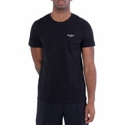 Balmain Flock Logo Cotton T Shirt, Size Small
