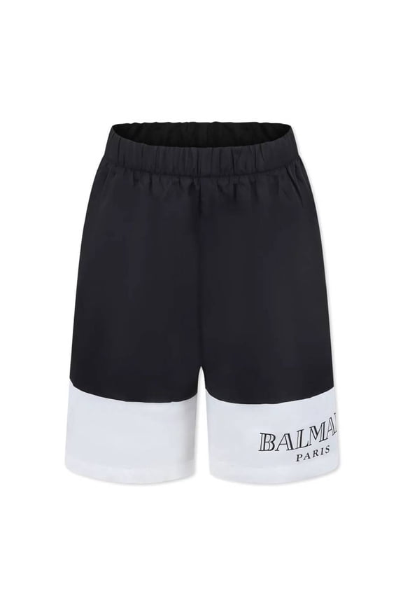 Kids Logo Print Swim Shorts, Size 14Y