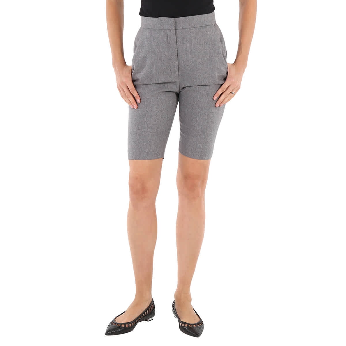 Balmain Ladies High rise Tailored Cycling Shorts Brand Size 38 US Size 6
