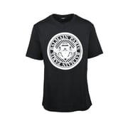 Balmain Black Cotton T-Shirt With Iconic White Emblem Men's
