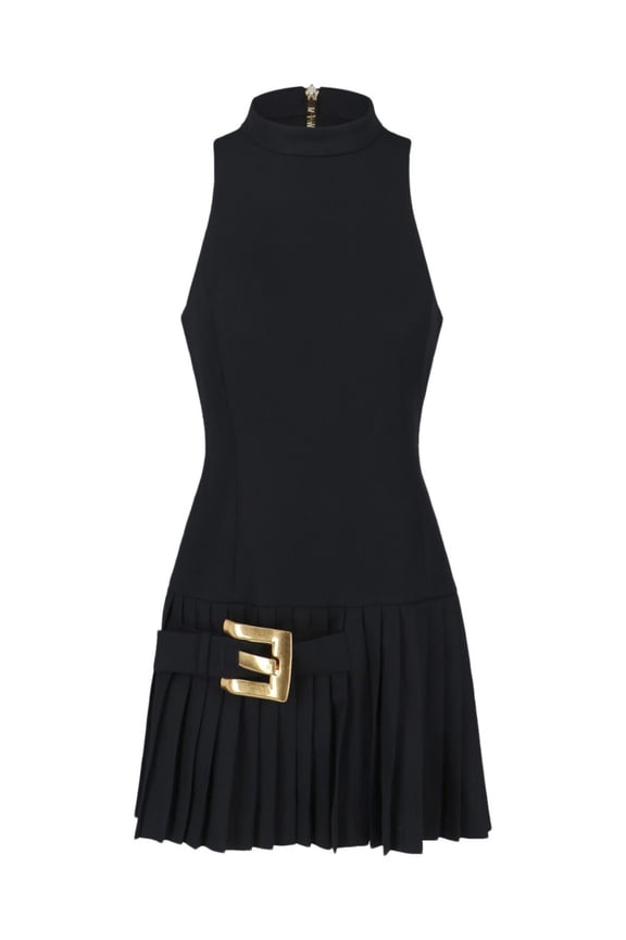 Mini Wool Dress Black (Women's)