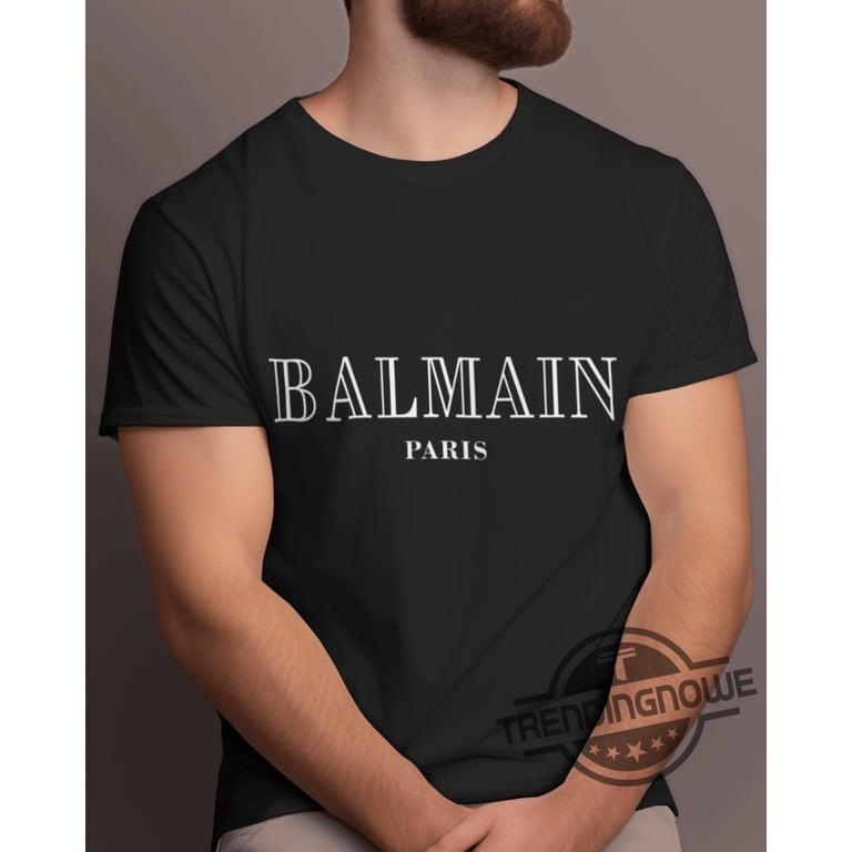 Balmain T Shirt Balmain Paris Shirt - Walmart.com