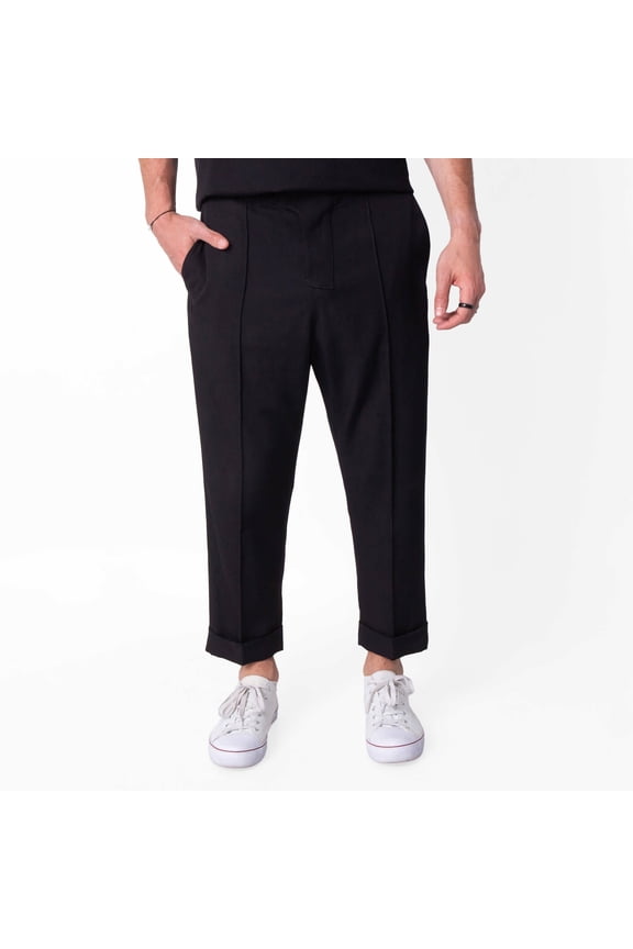 Tailored Slouch Wool Trousers, Brand Size 48 (US Size 32)