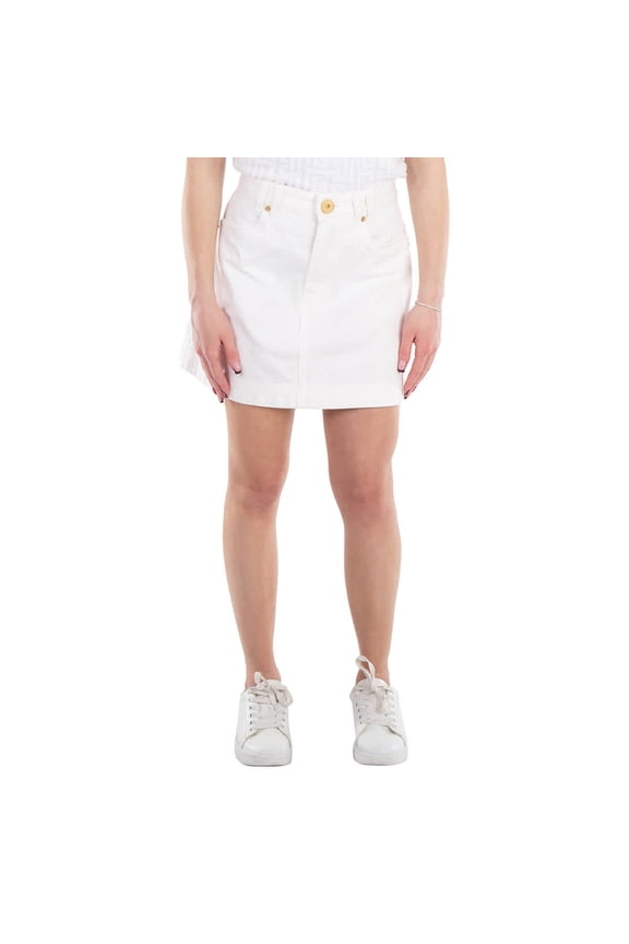 Trapeze Western Denim Mini Skirt, Brand Size 34 (US Size 2)