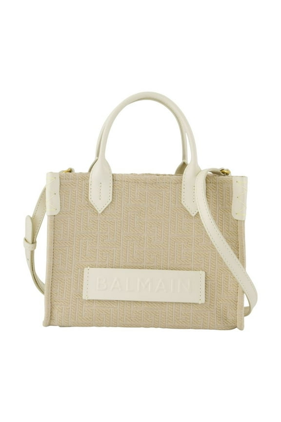 Women's B-Army Shopper Bag - Leather - Neutral Neutrals