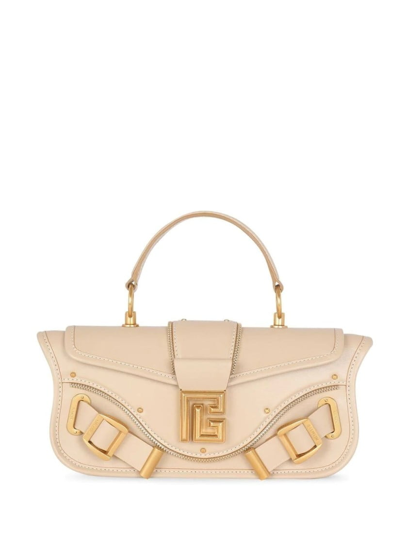 クラッチバッグ Balmain Blaze Pouch-Box Leather Balmain Women's Blaze Pouch-Box Leather Neutrals - Walmart.com