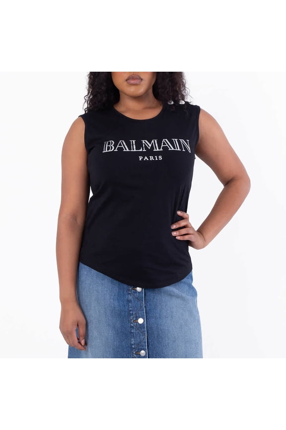 Womens Metal Button Vest, Size Small