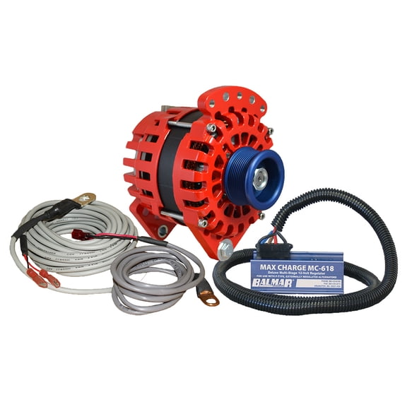 Balmar Alternator 170 AMP Kit 12V 3.15" Dual Foot Saddle ... [XT-CR-170-J10-KIT]