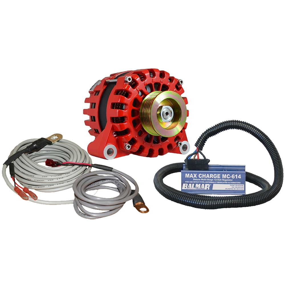 Balmar Alternator Vortec K6 Serpentine Pulley Regulator & Temp Sensor ...