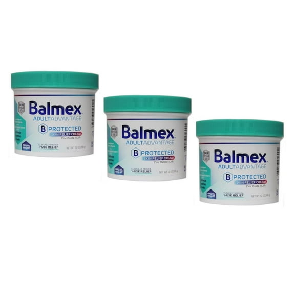 Balmex Adult Care Rash Cream 12 oz (Pack of 3) cvi&Lz