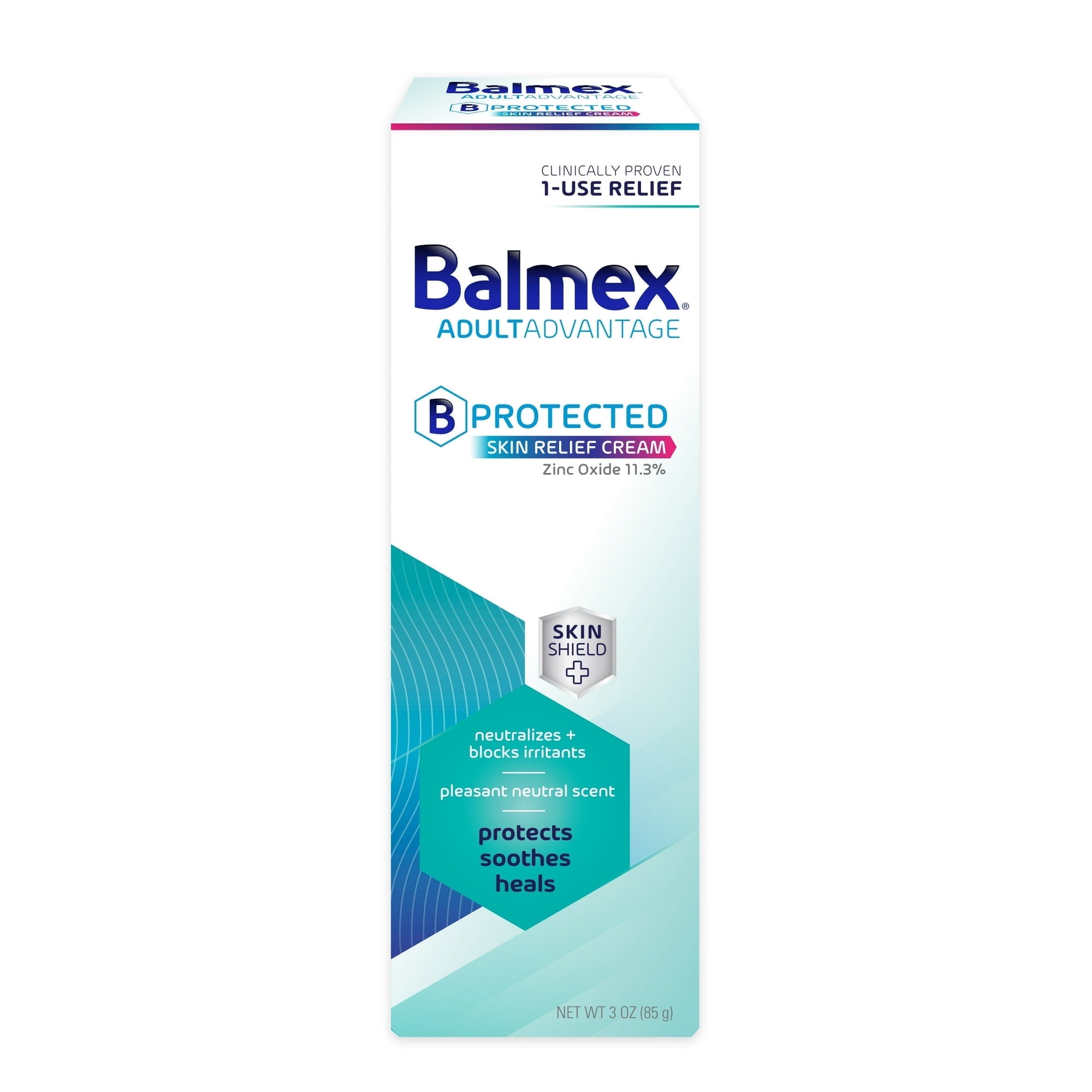 Balmex Adult Care Rash Cream, Skin Relief for Private Area