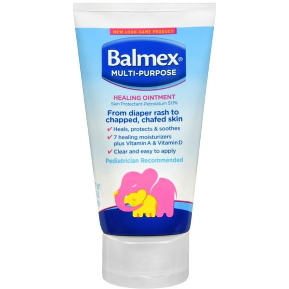 Balmex Baby Multi-Purpose Healing Ointment Diaper & Skin Rashes 3.5 oz (12-Pack)