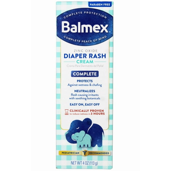 Balmex Complete Protection Diaper Rash Cream - 4 oz