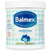 Balmex Complete Protection, Zinc Oxide Diaper Rash Cream, 16oz, 5-Pack