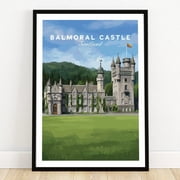 Balmoral Castle Art Print Scenic Scottish Highlands Decor