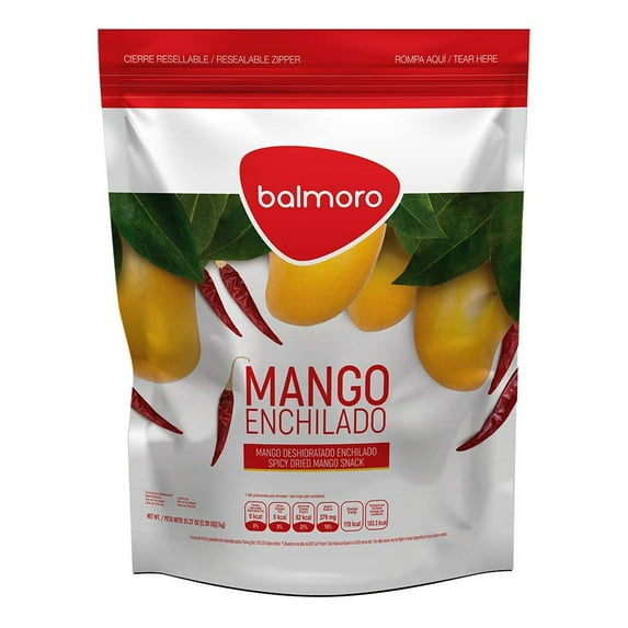 Balmoro Dried Spicy Mango Slices, 2.2 Pounds