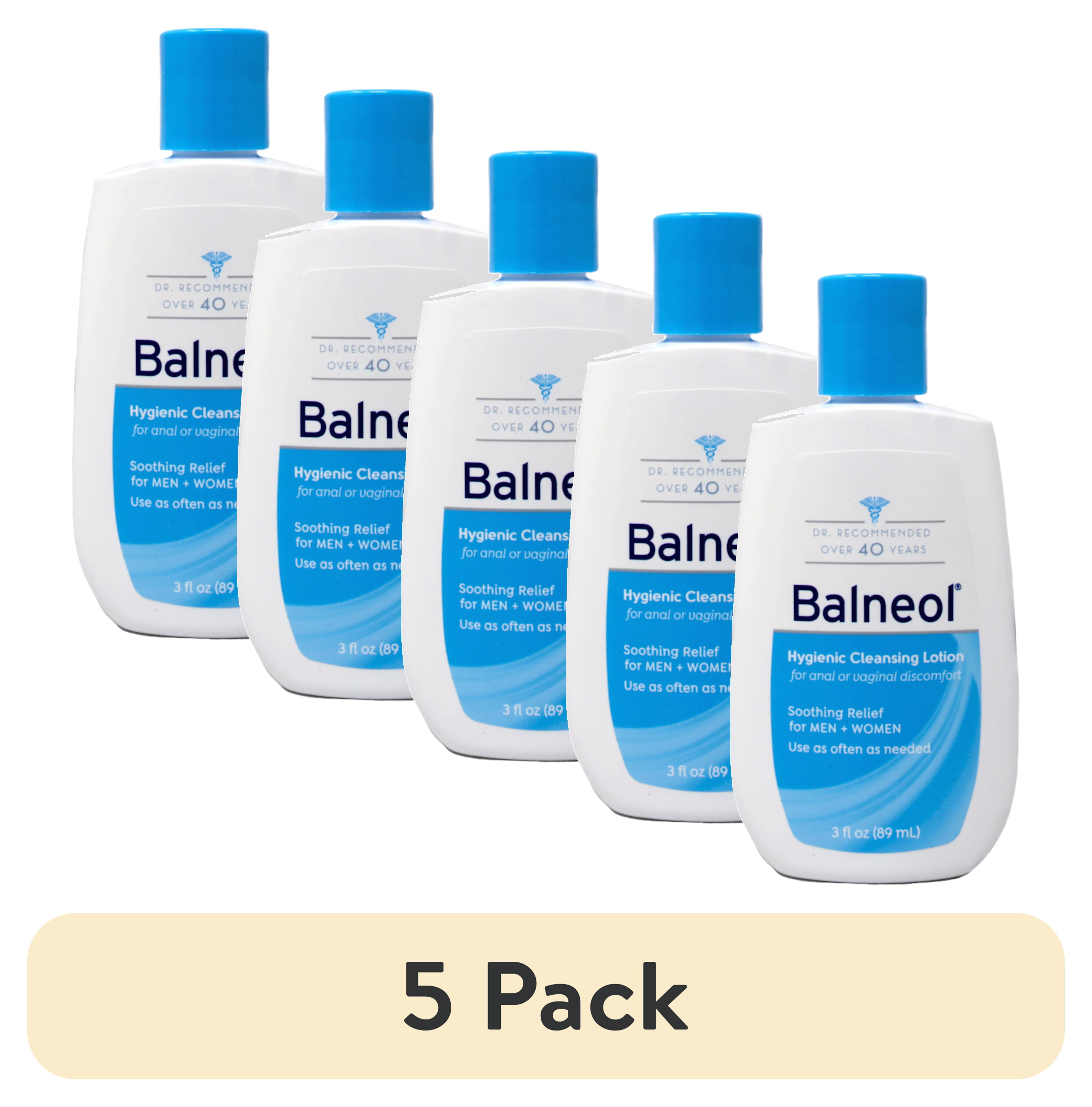 (5 pack) Balneol Hygienic Cleansing Lotion - 3 fl oz - Walmart.com
