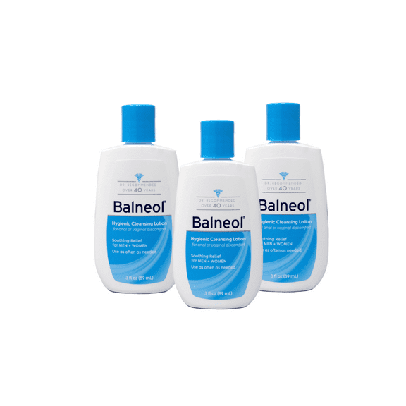 Balneol Hygienic Cleansing Lotion, 3 oz. (Pack of 3)