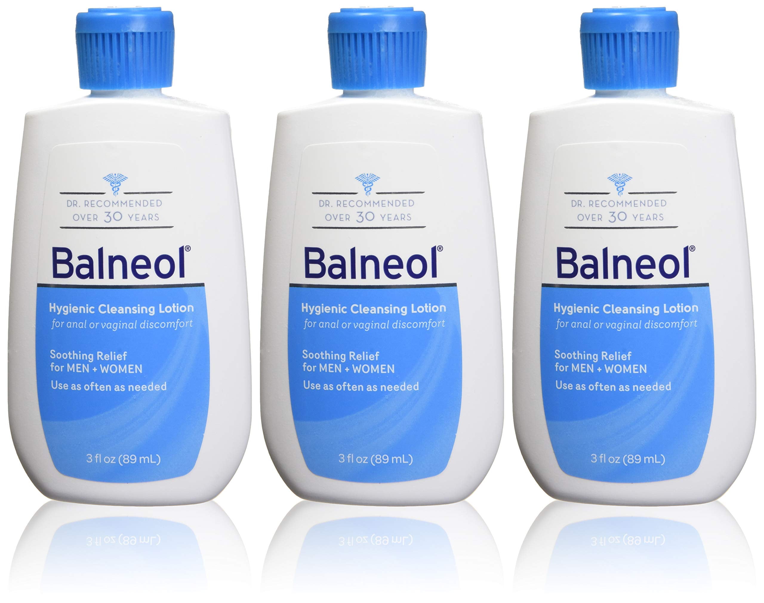 Balneol Hygienic Cleansing Lotion, 3 oz. (Pack of 3)