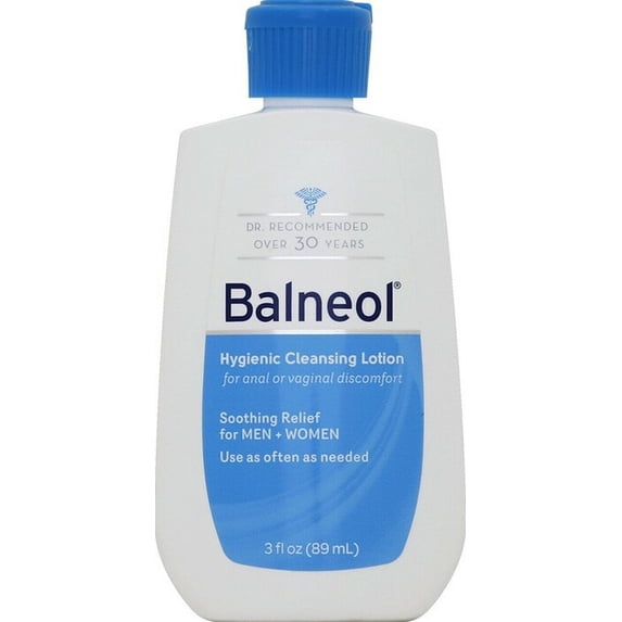 Balneol Hygienic Cleansing Lotion, Soothing Relief, Travel Size, 3 oz ...