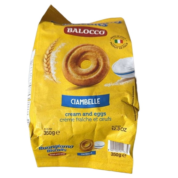 Balocco Ciambelle Italian Shortbread Cookies 12.3 oz