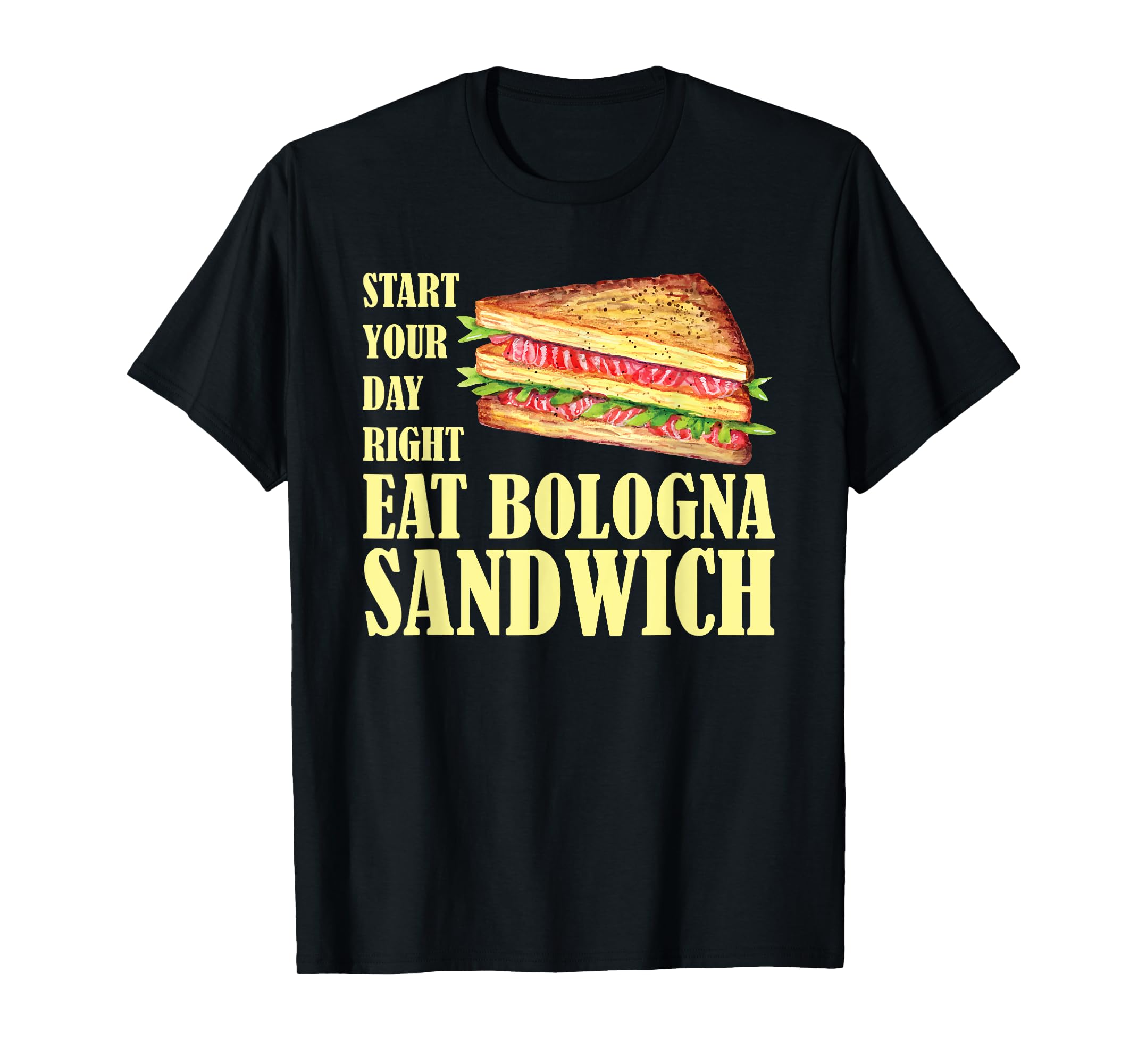 Baloney Sausage Bologna Beef Meat Fried Bologna Sandwich TShirt