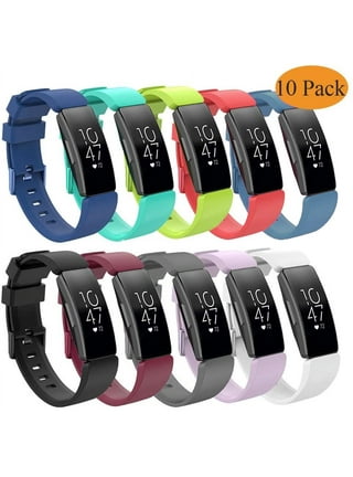 Dilando Chain Link Bracelets Compatible with Fitbit Inspire HR/Inspire  Bands Women Girl Adjustable Stainless Steel Chunky Wristband Accessorie  Bangle