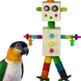 thumbnail image 1 of Super Bird Creations SB1183 Balsa Bot Bird Toy - for Medium Size Bird, Made of Balsa Wood with Colorful Accessories - Parrots, Ringnecks, Medium Conures - Perfect Chew Toy for Parrots - 12 x 6.5, 1 of 7