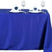 Balsa Circle 54x96" Polyester RECTANGULAR Tablecloth - Table Linens - Royal Blue