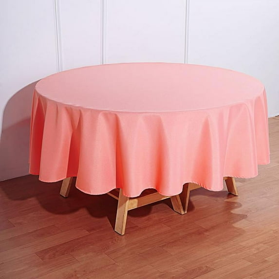 Balsa Circle 90" Round Polyester Tablecloth Table Cover Linens for Wedding, Party, Events, Home, Kitchen, Dining