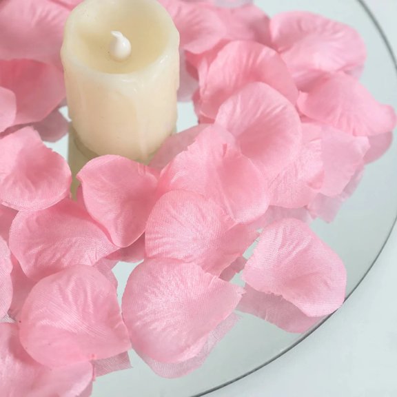 Balsa Circle Artificial Rose Petals Silk Pink Wedding ( 2000 Count)