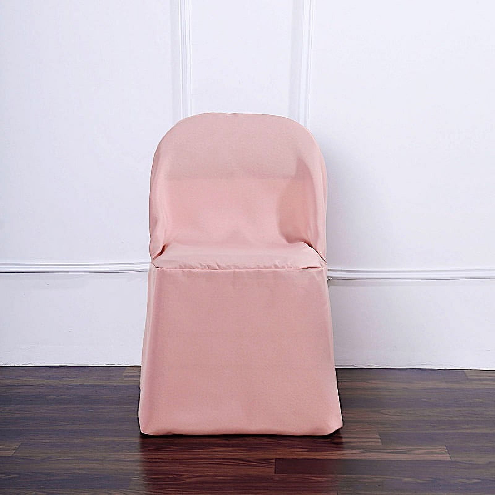 Balsa Circle Chair Solid Print Polyester Slipcovers, Pink