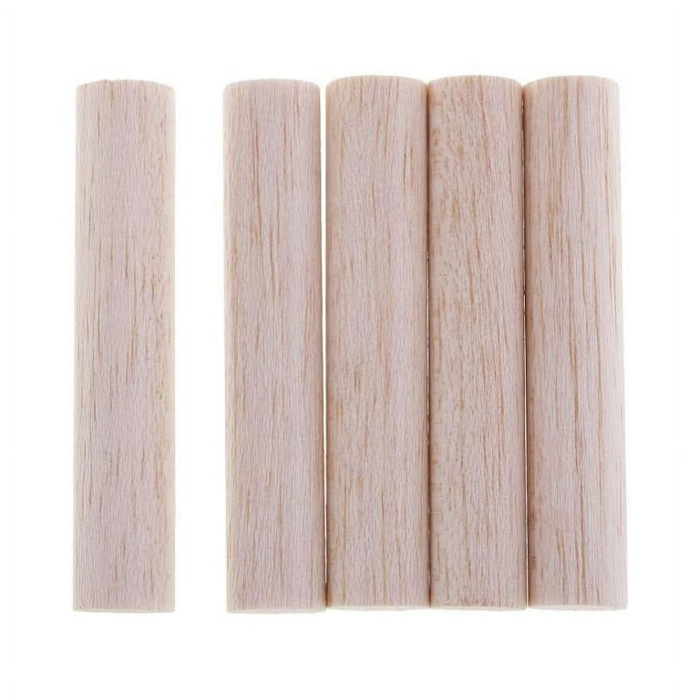 Balsa Wood Stick Unfinished Wood Round Material Round Rod Pole Set