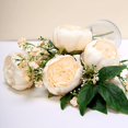 thumbnail image 1 of BalsaCircle 10 Beige 3" Artificial Faux Silk Peony Flower Heads Wedding Party Catering Decorations, 1 of 8