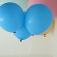thumbnail image 1 of BalsaCircle 10 Blue Matte Latex 18" Helium Plain Balloons Party Wedding Events Favors, 1 of 6