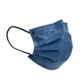 thumbnail image 1 of BalsaCircle 10 Disposable Denim Blue 3 Layer Breathable Face Masks Protective Covers Personal Protection Gear, 1 of 8