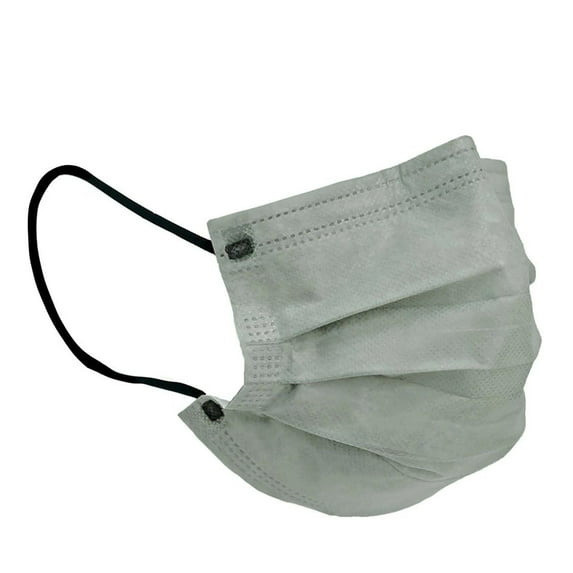 BalsaCircle 10 Disposable Sage Green 3 Layer Breathable Face Masks Protective Covers Personal Protection Gear