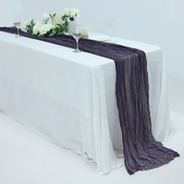 BalsaCircle 10 Feet White Cotton Cheesecloth Gauze Extra Table Runner Home Decorations