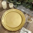 thumbnail image 1 of BalsaCircle 10 Gold 10" Plastic Salad Plates Gold Trim Wedding Party Catering Tableware, 1 of 8