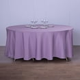 thumbnail image 1 of BalsaCircle 10 Pieces 120" Amethyst Round Polyester Tablecloths Linens Kitchen Dining, 1 of 8