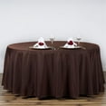 thumbnail image 1 of BalsaCircle 10 Pieces 120"  Chocolate Brown Round Polyester Tablecloths Linens Party Kitchen Dining Banquet, 1 of 8