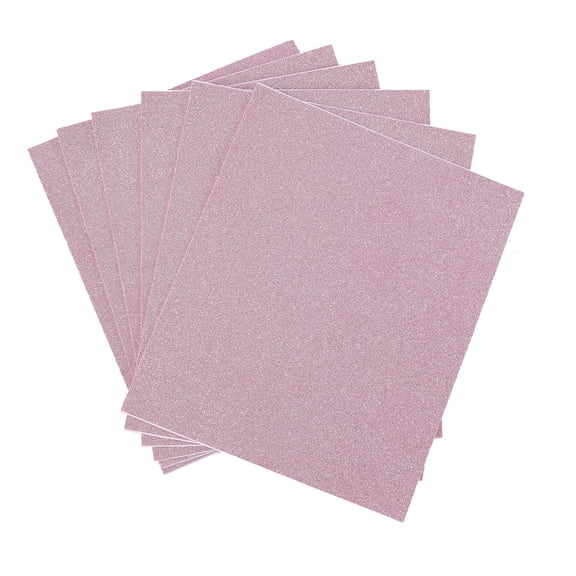 BalsaCircle 10 Pieces 12x10" Extra Fine Glittered Self-Adhesive Foam Sheets Crafts Party