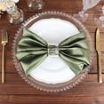 thumbnail image 1 of BalsaCircle 10 Pieces 20" Eucalyptus Green Satin Dinner Napkins Wedding Party, 1 of 8