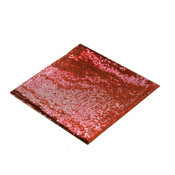 Balsa Circle 10 Pieces 20" Red Sequins Napkins Wedding Decorating Tablecloths Holiday Dinner Party Table Decorations