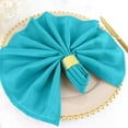 thumbnail image 1 of Balsa Circle 10 Pieces 20" Turquoise Polyester Napkins Wedding Kitchen, 1 of 8